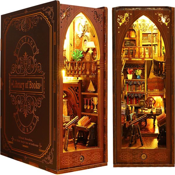 A magic book DIY handmade toy bookcase decoration light effect book suitable for adults over 14 years old JT02