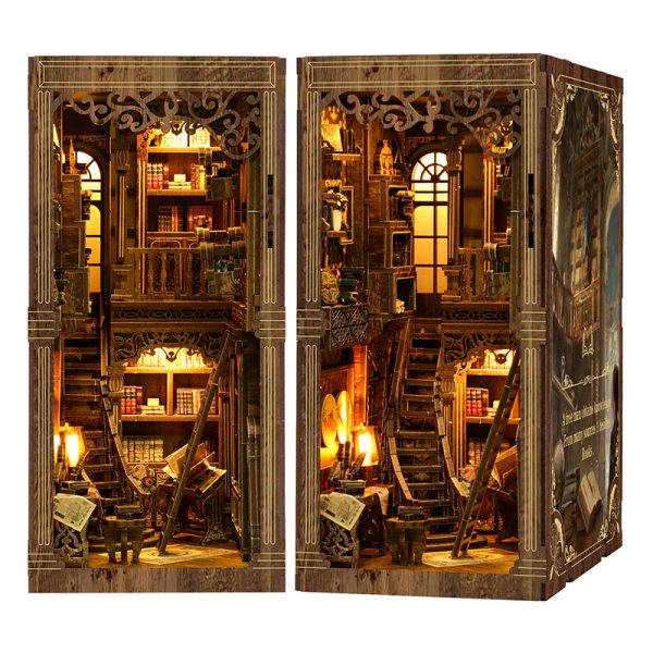 DIY Curio Library Booknook Decoration Hand-assembled jigsaw Puzzle