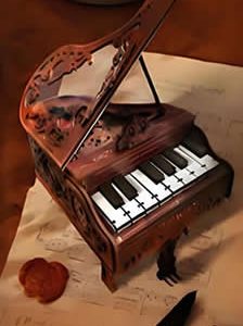 Wooden musical instrument model