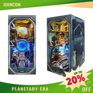 Joincon Planetary Era Book Nook Children Kit–Exquisitely Designed Eco-Friendly Wood Craft with 5-Hour Assembly Time, Odor-Free Material. Suitable for gift-giving on Children's Day Planetary Era SQ-27
