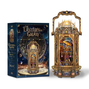 Joincon The Lantern of Galaxy Miniature LED Lights Dollhouse Kit - 3D Wooden DIY, Ideal Halloween Gift & Magical Vibe SQ-07